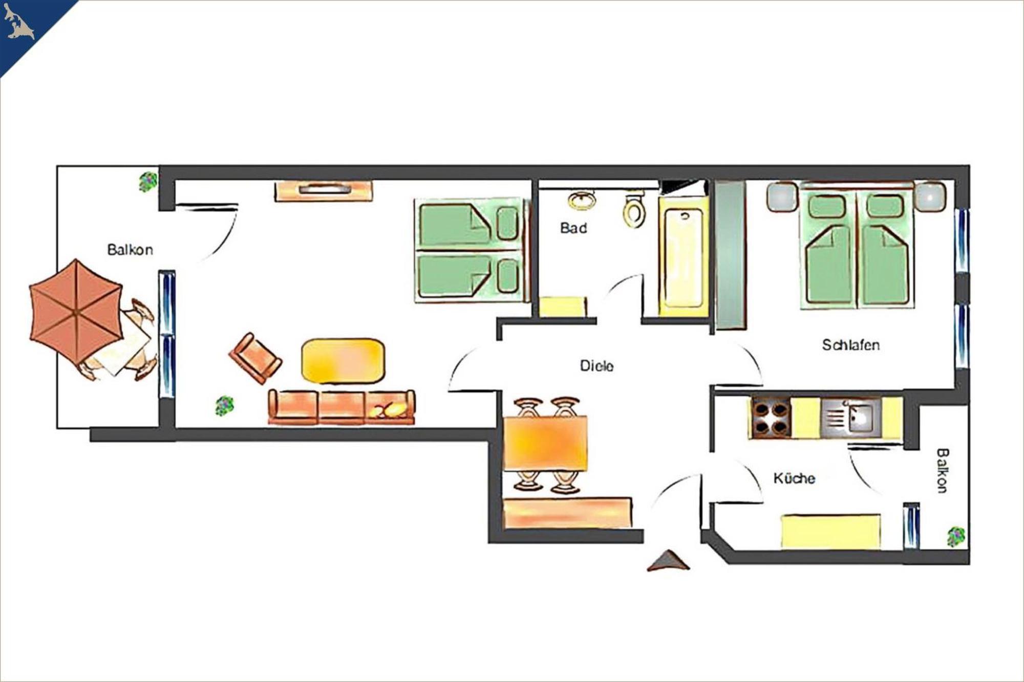 Apartment Seemoewe Heringsdorf  Extérieur photo
